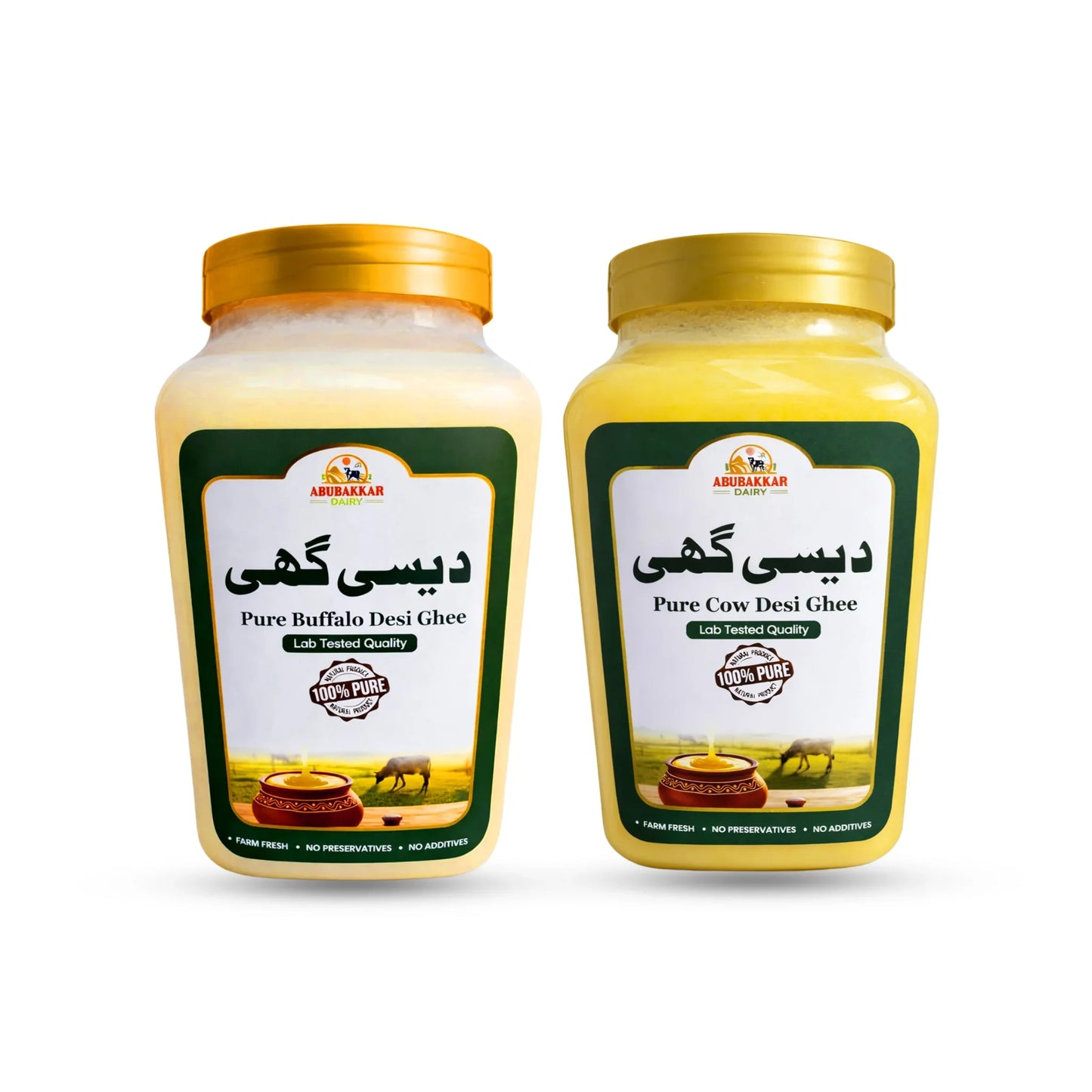 1/5 KG Cow +1/5 KG Buffalo Desi Ghee